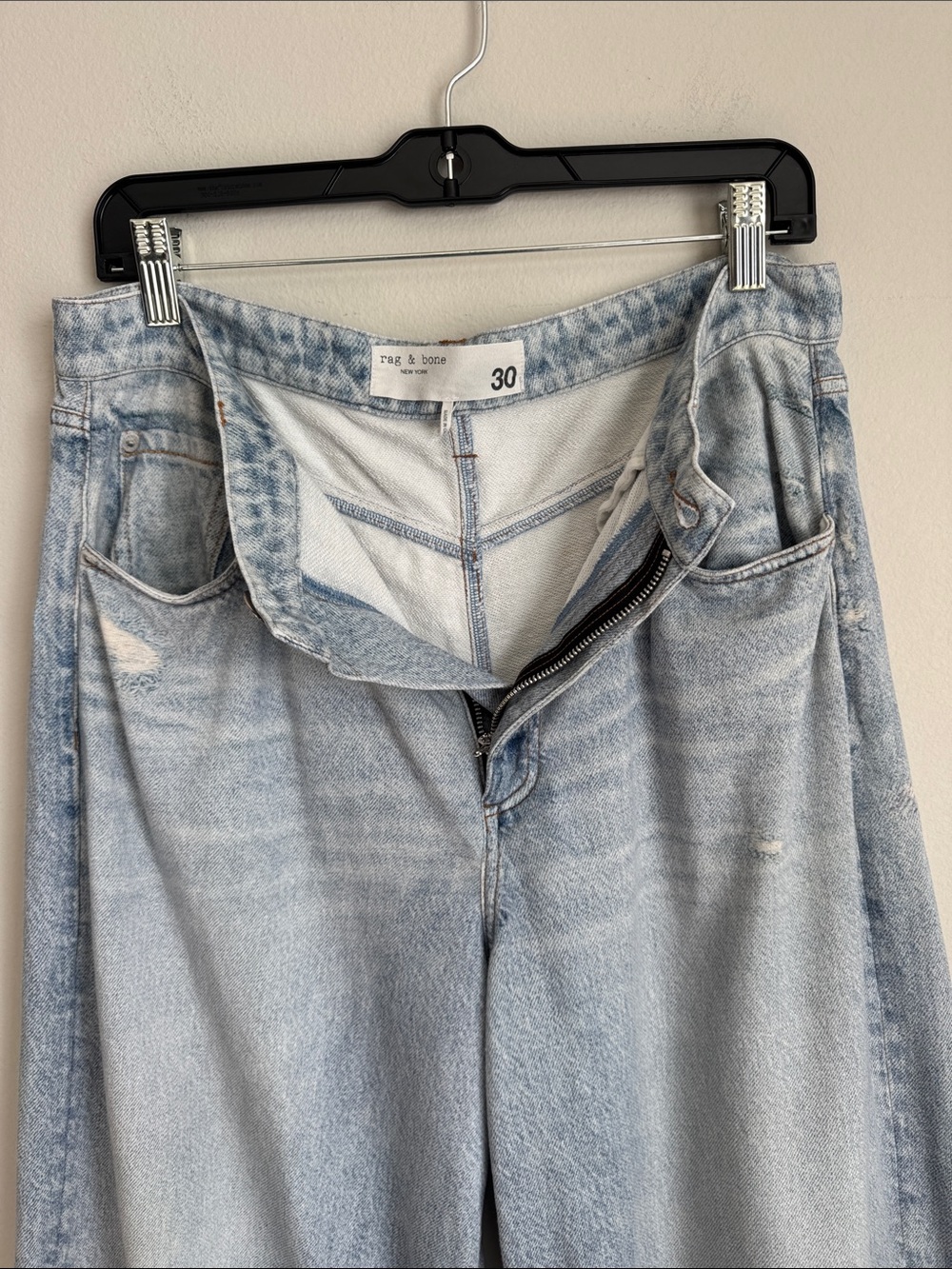 Rag & Bone Miramar Sofie Ankle-Length Pant Faux Denim Pants Size 30 - Picture 9 of 16